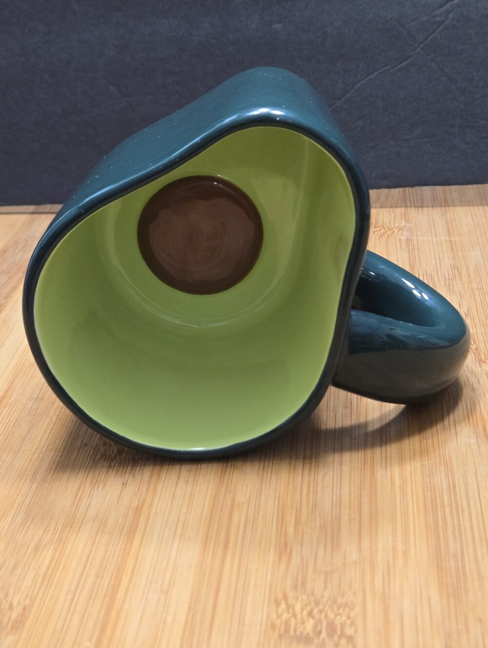 Tabitha Brown AVOCADO Shape Stoneware Coffee Mug Cup Green